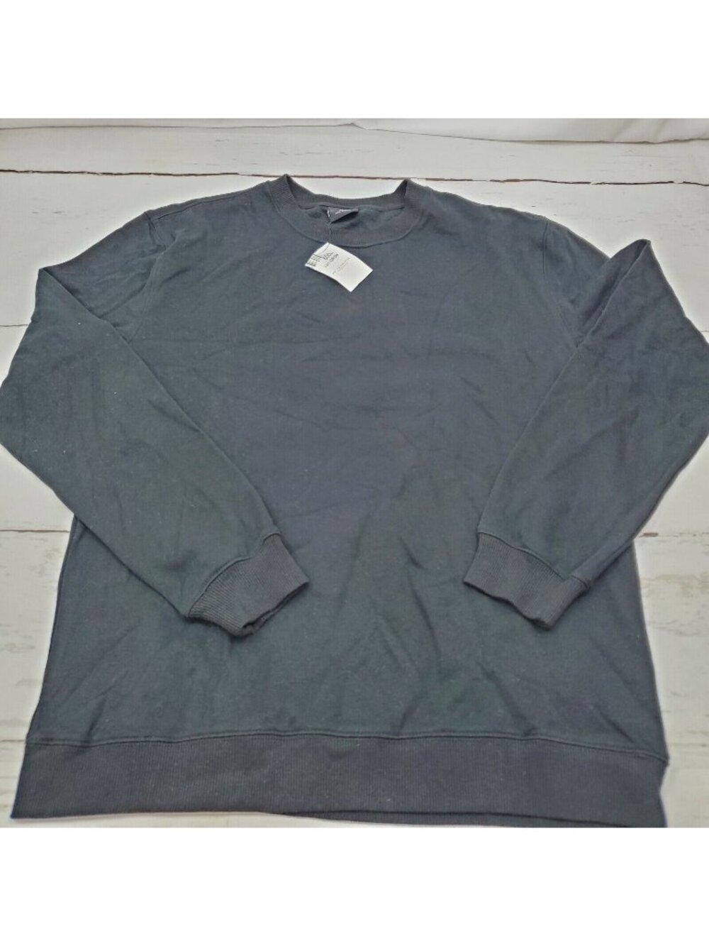 Cotton on Garments Men's Sweater Long Sleeve Crew Neck Black M NEW WITH TAGS